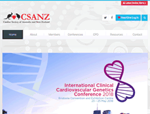 Tablet Screenshot of csanz.edu.au